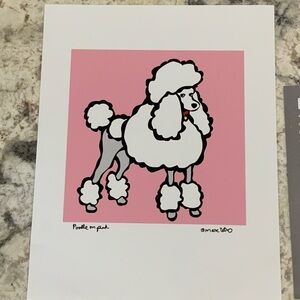 Poodle print by Marc Tetro